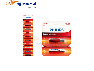 PHILIPS PILA ALKALINE AA 10pcs