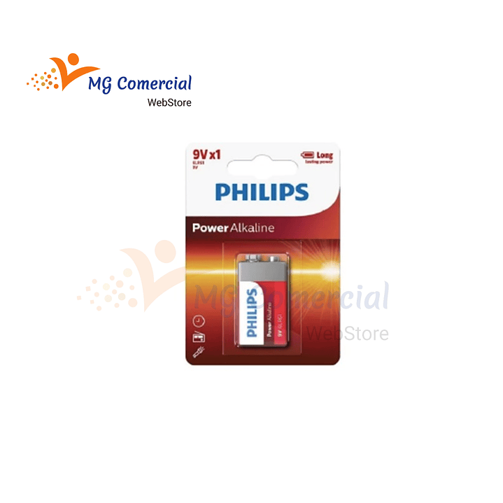 PHILIPS PILA ( BETRIA )ALKALINE 9V 1pc 1