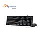 KIT TECLADO & MOUSE INÁLAMBRICO COPILOT USB BLACK - Miniatura 1