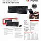 KIT TECLADO & MOUSE INÁLAMBRICO COPILOT USB BLACK - Miniatura 5