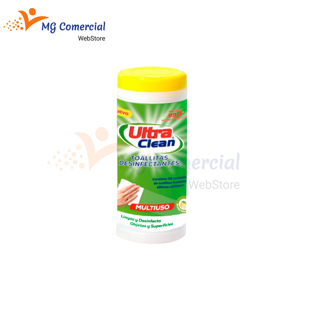 TOALLITAS HUMEDAS DESIFECTANTES AROMA LIMON 1