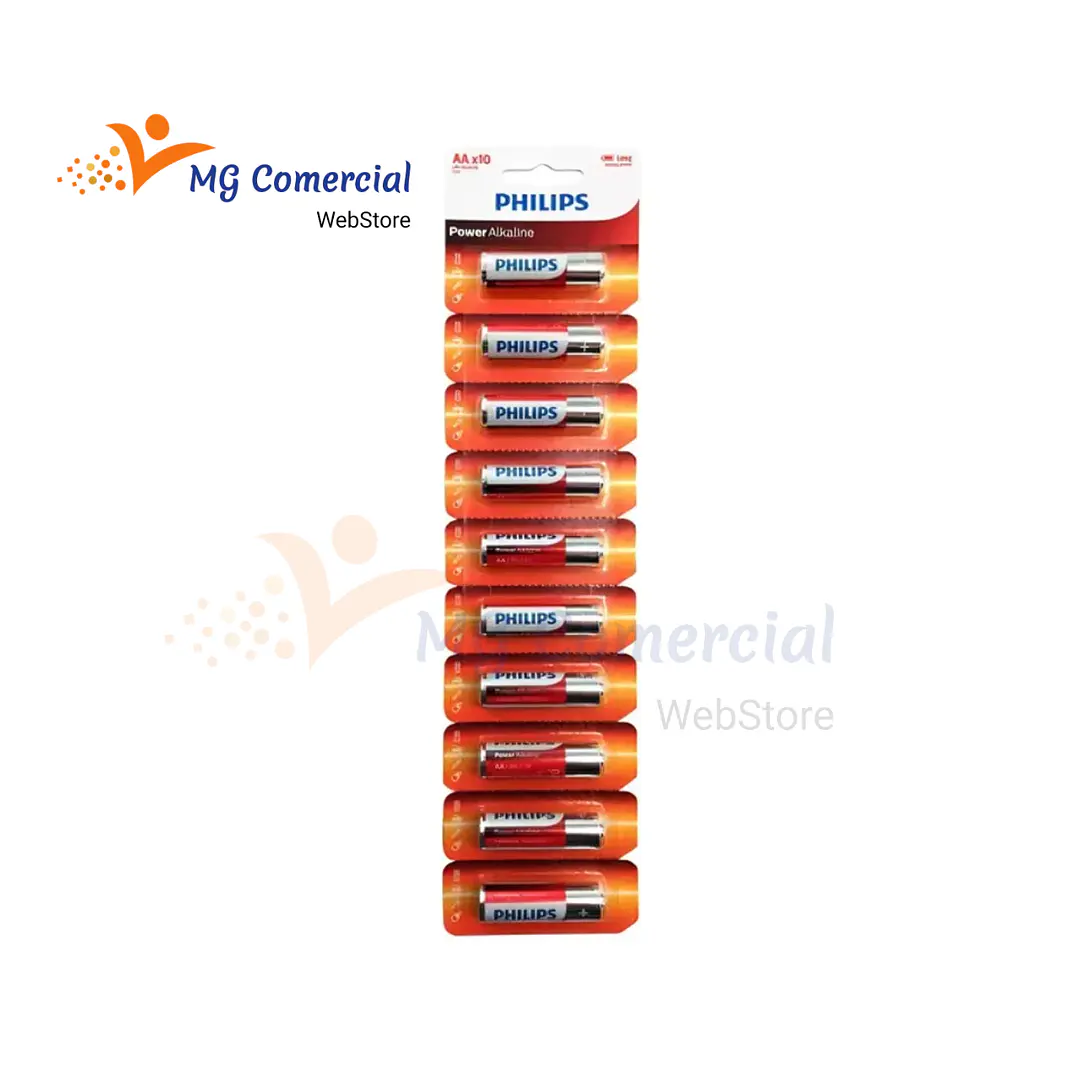 PHILIPS PILA ALKALINE AA 10pcs 1