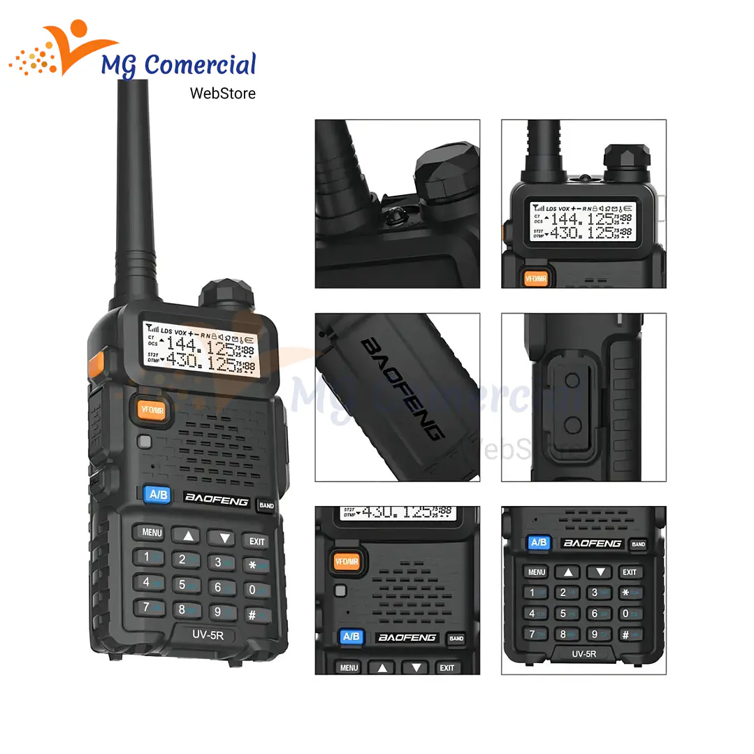 BAOFENG INTERCOM. LCD UV-5R 136-174/400-520MHZ 4