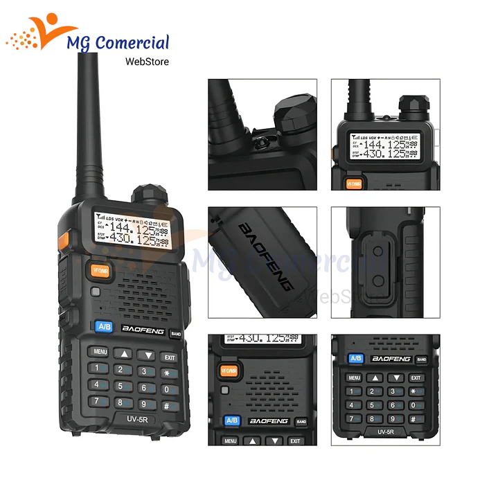 BAOFENG INTERCOM. LCD UV-5R 136-174/400-520MHZ 4