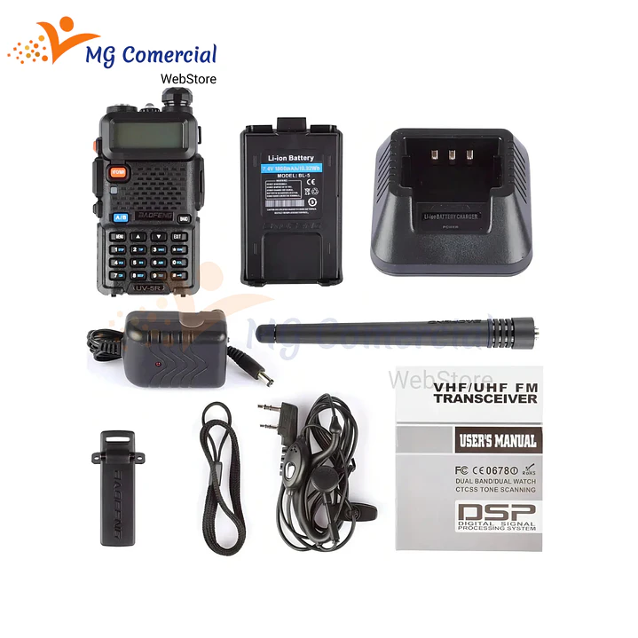 BAOFENG INTERCOM. LCD UV-5R 136-174/400-520MHZ 5