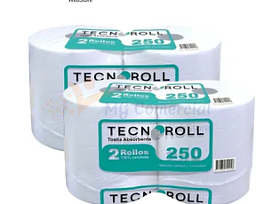 TOALLA DE PAPEL EN ROLLO 4X250 TECNOROLL ( PACK PROMOCIÓN )