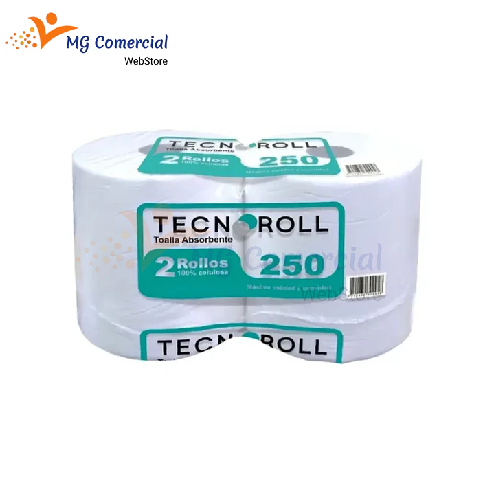 TOALLA DE PAPEL EN ROLLO 2X250 TECNOROLL 1