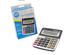 CALCULADORA 12 DIGITOS DUAL POWER
