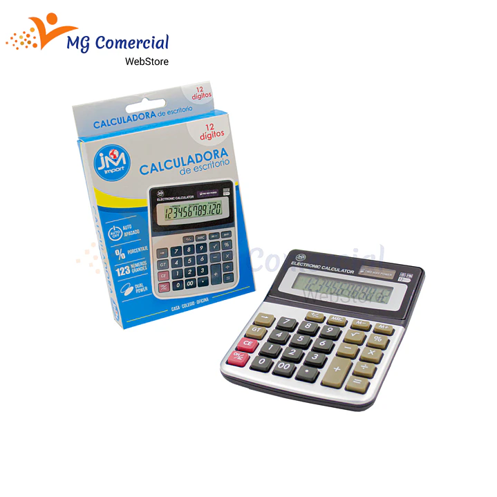 CALCULADORA 12 DIGITOS DUAL POWER 1