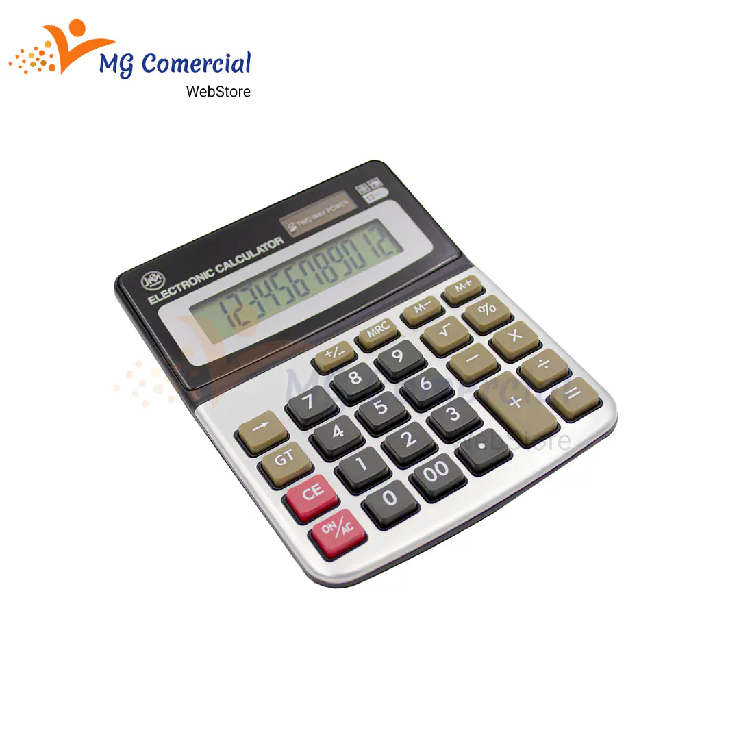 CALCULADORA 12 DIGITOS DUAL POWER 2