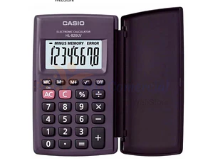 CALCULADORA HL-820LVBK CASIO DE BOLSILLO CON TAPA