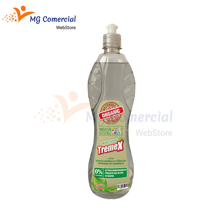 LAVALOZA LIQUIDO TREMEX ORGANIC ECOACTIVO 750 CC 1