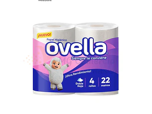 PAPEL HIGIENICO HOGAR 4 X 50 METROS