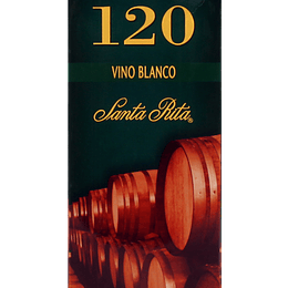 120 Santa Rita Tetra Vino Blanco 1L