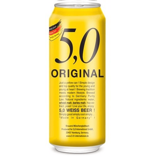 5,0 Beer Yellow 500cc