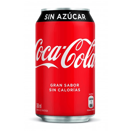 Coca cola Zero lata 350cc