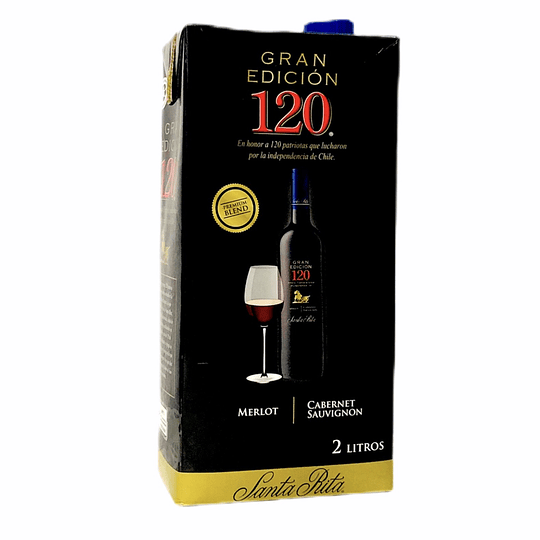 120 Gran Edición Tetra Merlot Cab. Sauv. 1.5L