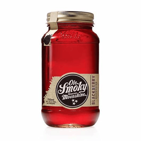 Whisky Ole Smoky Tennessee Moonshine Blackberry 750cc