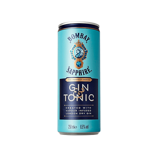 Bombay Sapphire Gin & Tonic Lata 250cc 