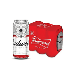 SIX PACK BUDWEISER 473cc