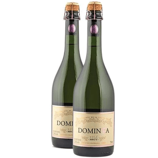 2 Espumante Doña Dominga Brut Rosé 750cc