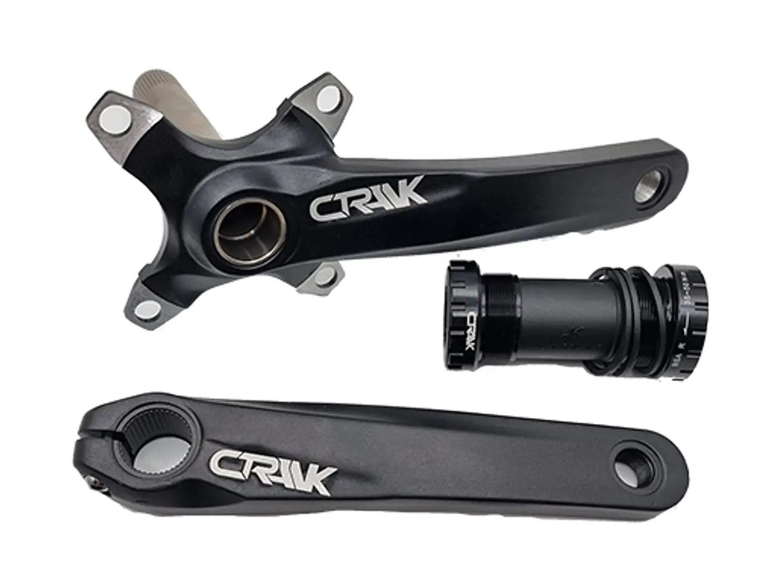 Bielas aluminio con eje integrado Crank 170 mm (con motor) 1