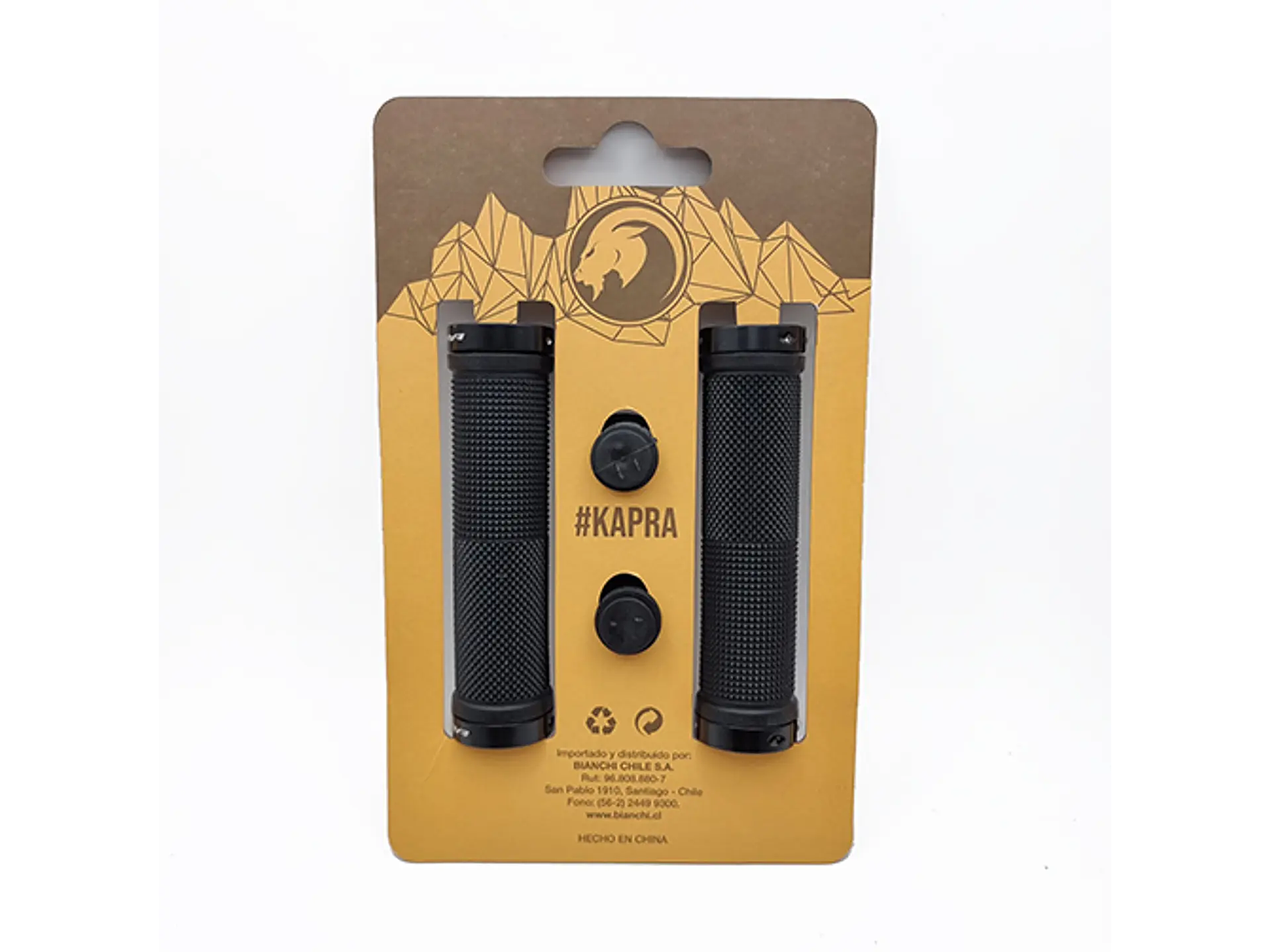 Puño Kapra SZ-165A 130mm con lock-on Black / Black 1