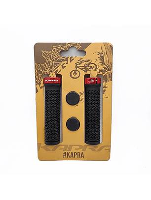 Puño Kapra SZ-083 130mm con lock-on Black / Red