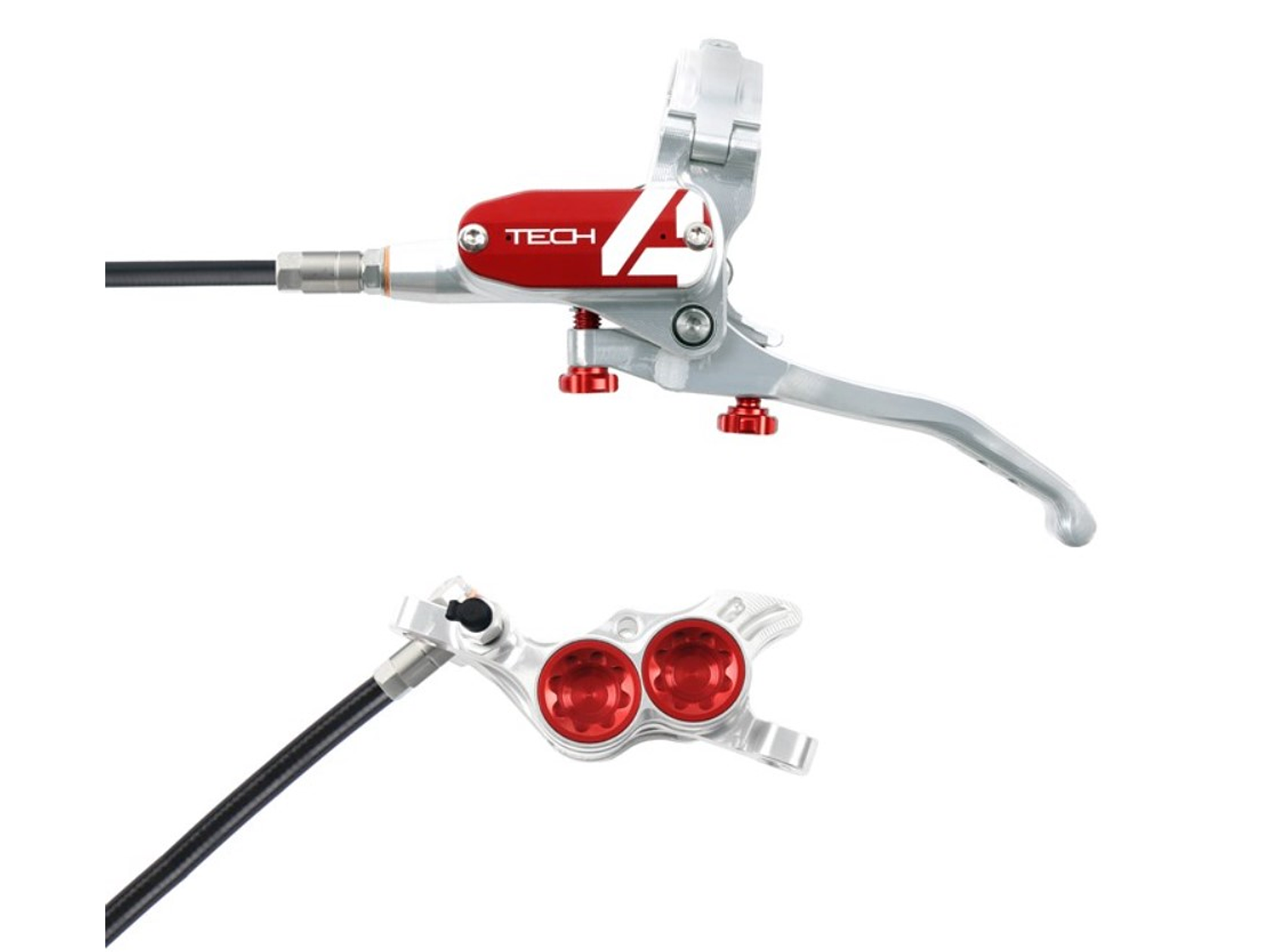 Freno Hope Tech 4 E4 Plata 4