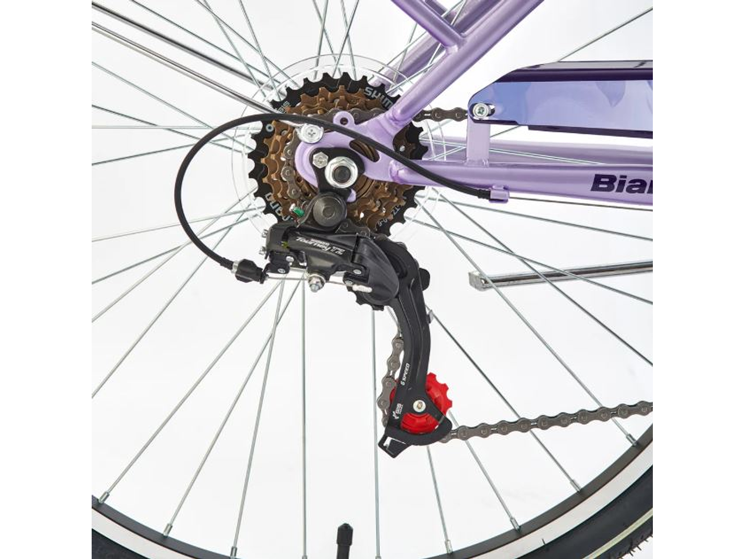 Bianchi Street 26 Lady – Bicicleta Urbana Lila Claro 4