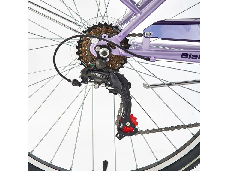 Bianchi Street 26 Lady – Bicicleta Urbana Lila Claro 4
