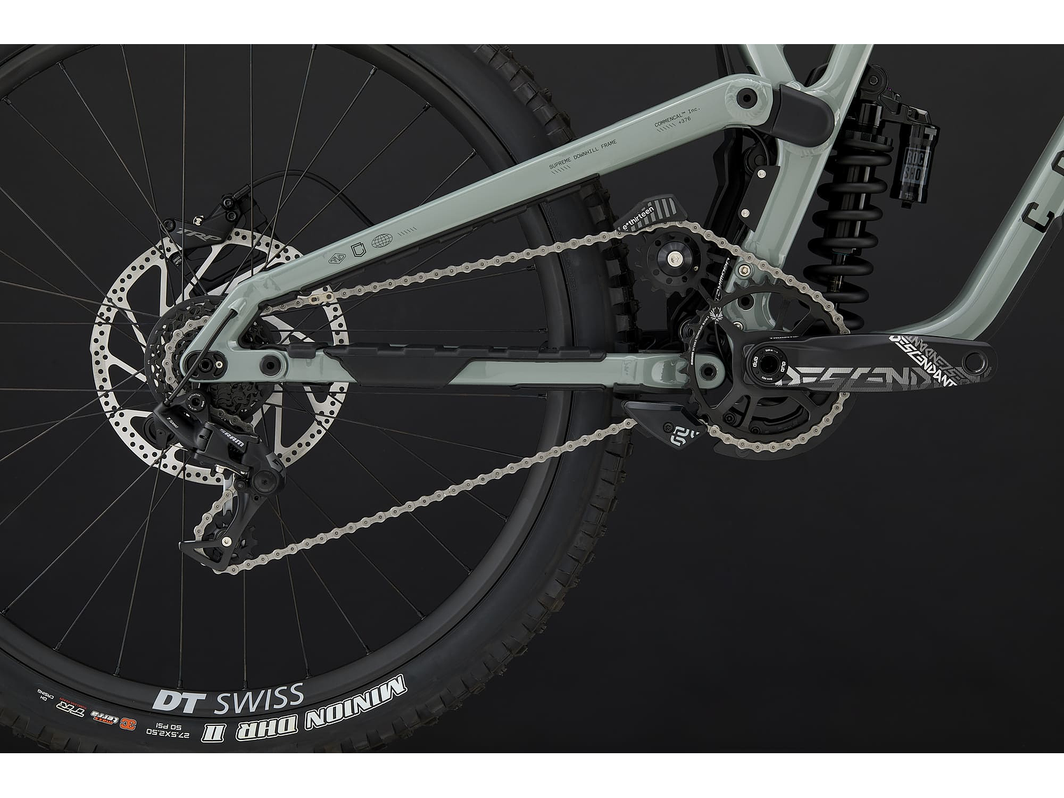 Bicicleta Commencal Supreme DH V5 Ride 2026 Pyrite Grey 6