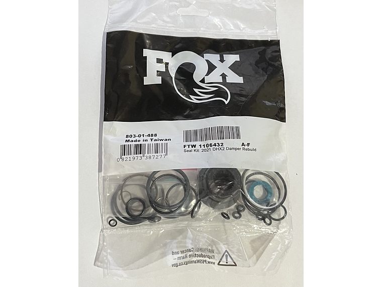 Kit de Sellos FOX DHX2 2021 – Rebuild Damper  1