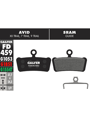 Pastillas de Freno Galfer SRAM Guide R RS RSC Ultimate G2