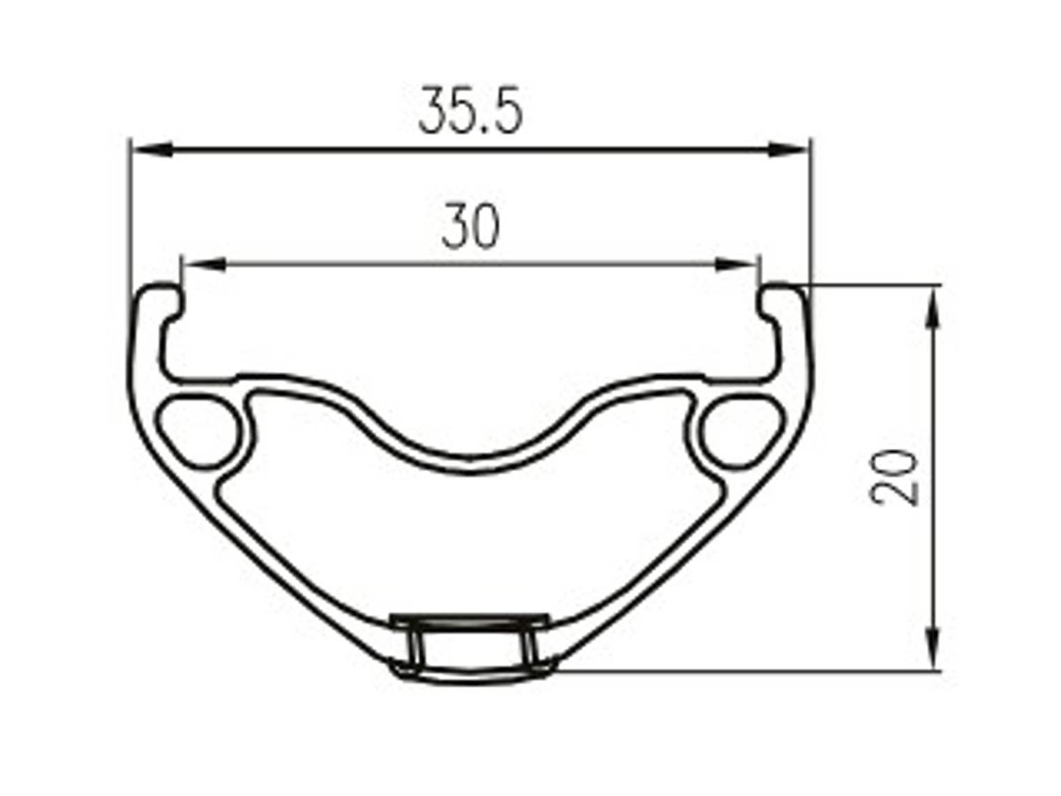 Llanta Alexrims MD30 SSE 29