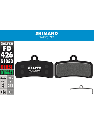 Pastillas de Freno Galfer Shimano M7120 / M8100 / M8120 / M9120
