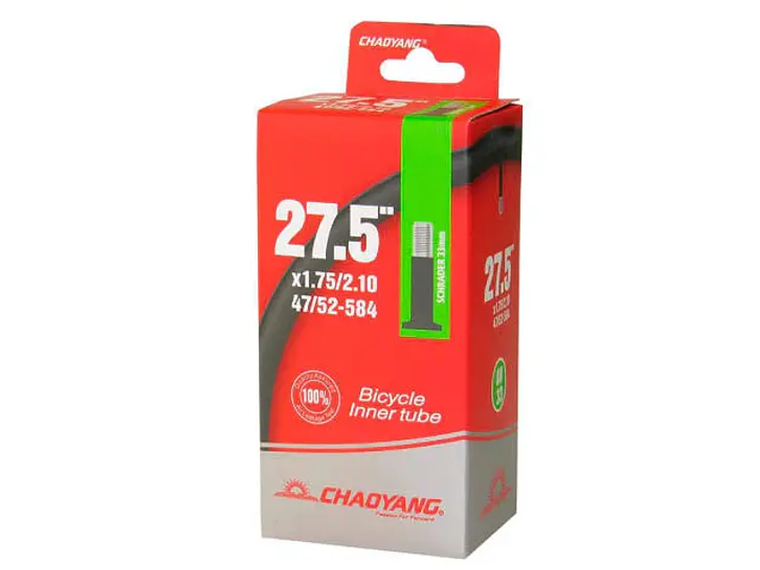 Cámara Chaoyang 27.5 x 1.75–2.1 Válvula Auto 48mm 1