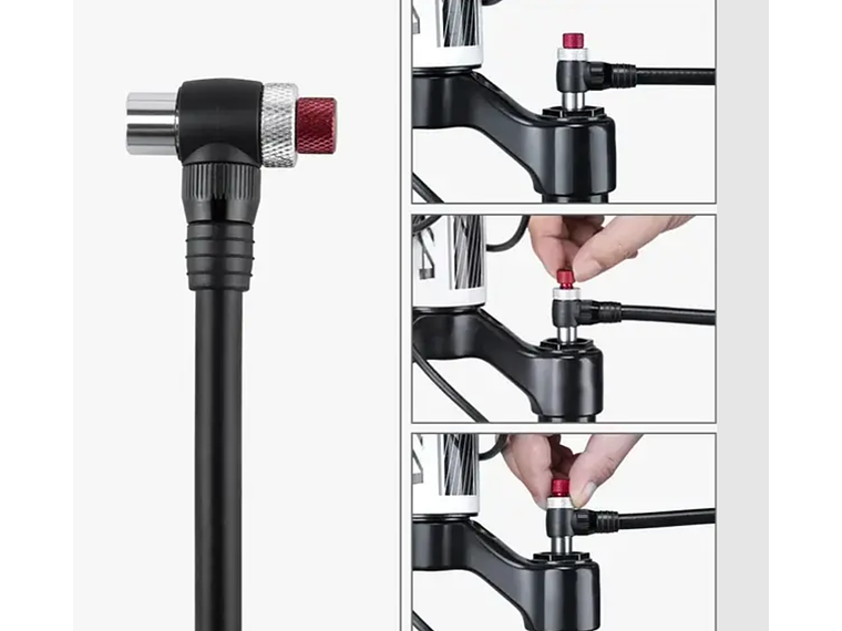 Bombín Beto Horquilla y Shock 400 PSI con Manómetro 2