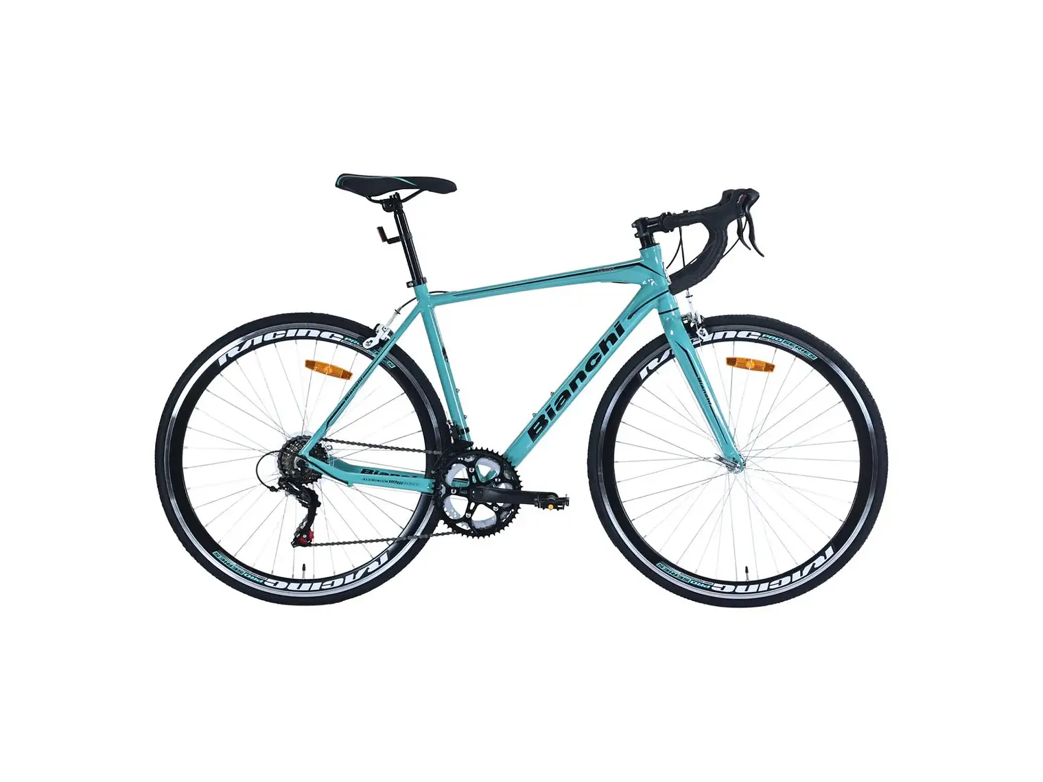 Bicicleta Ruta Bianchi Corsa Plus 700C 14 Velocidades Celeste 1