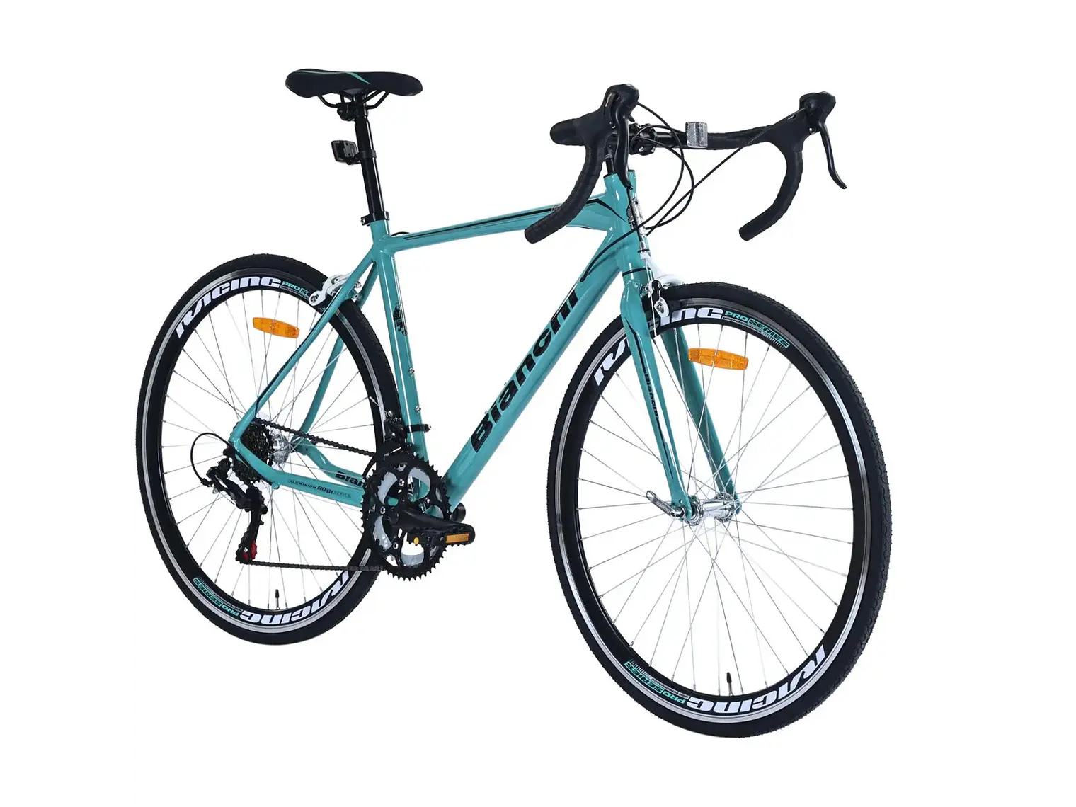 Bicicleta Ruta Bianchi Corsa Plus 700C 14 Velocidades Celeste 2