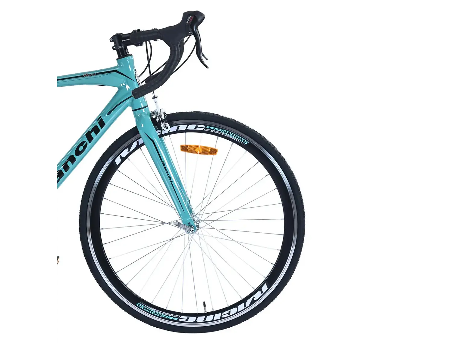Bicicleta Ruta Bianchi Corsa Plus 700C 14 Velocidades Celeste 4