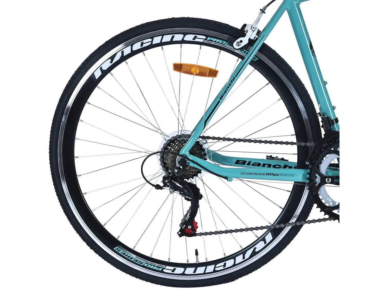 Bicicleta Ruta Bianchi Corsa Plus 700C 14 Velocidades Celeste 5