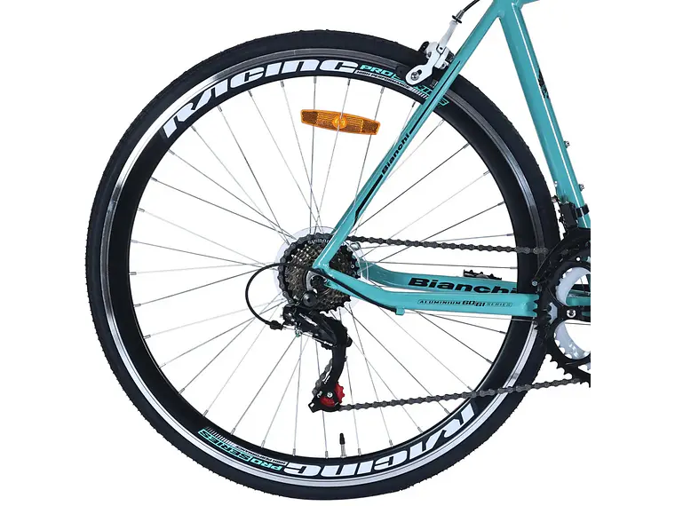 Bicicleta Ruta Bianchi Corsa Plus 700C 14 Velocidades Celeste 5