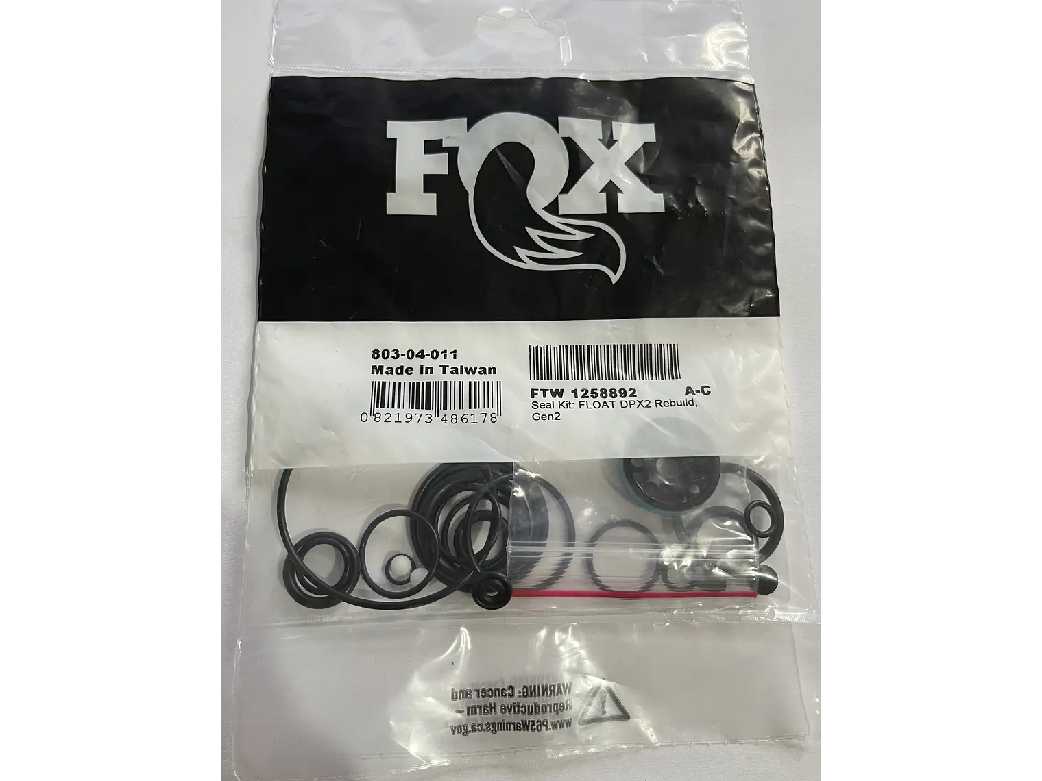 Kit de Sellos FOX Float DPX2 Gen 2 Rebuild 2