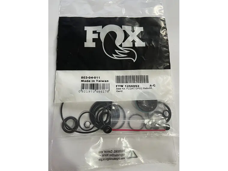 Kit de Sellos FOX Float DPX2 Gen 2 Rebuild 2