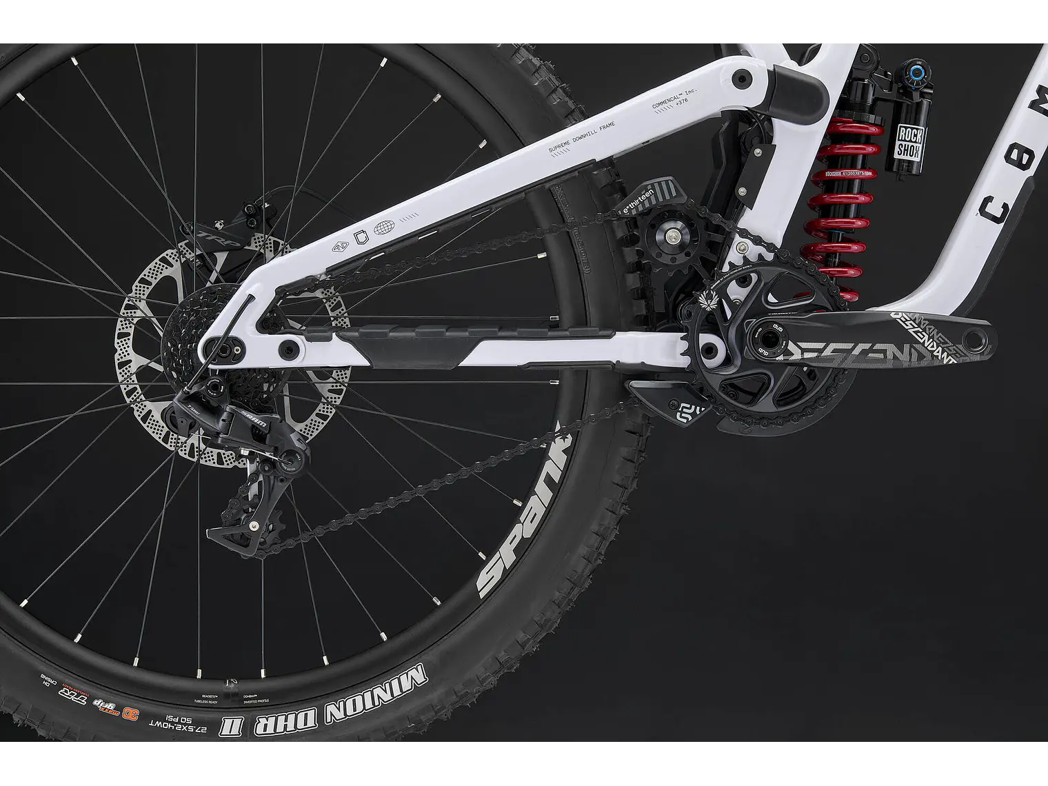 Commencal SUPREME DH V5 XS Pure White 2026 7