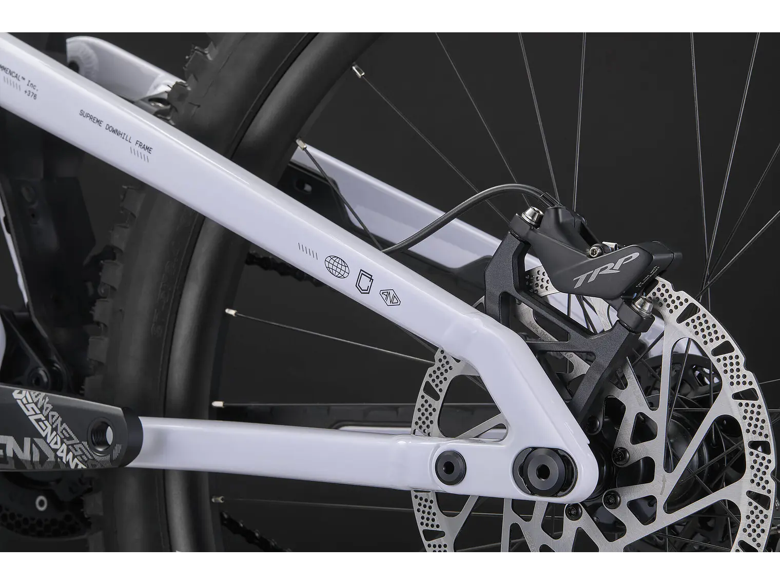 Commencal SUPREME DH V5 XS Pure White 2026 11