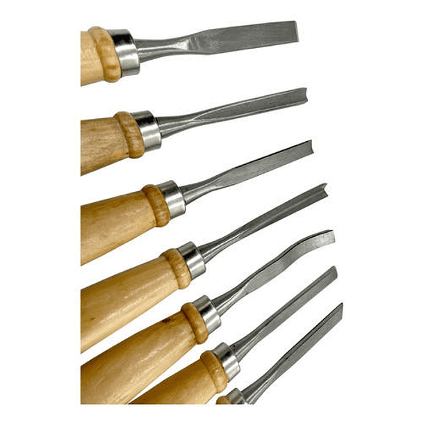 Set De 12 Gubias Profesionales Para Madera 2