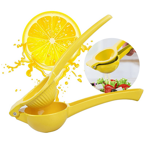 Exprimidor Manual De Limon Prensa Para Citricos Doble Mango