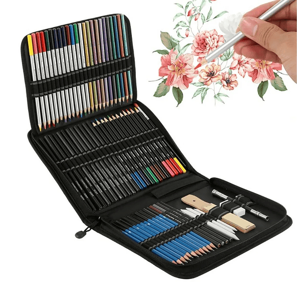 Kit de 72 Lápices de Colores para Dibujo y Arte  1